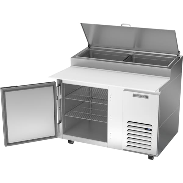 Pizza Prep, Refrigerated, 46"W, 12 cu. Ft.
